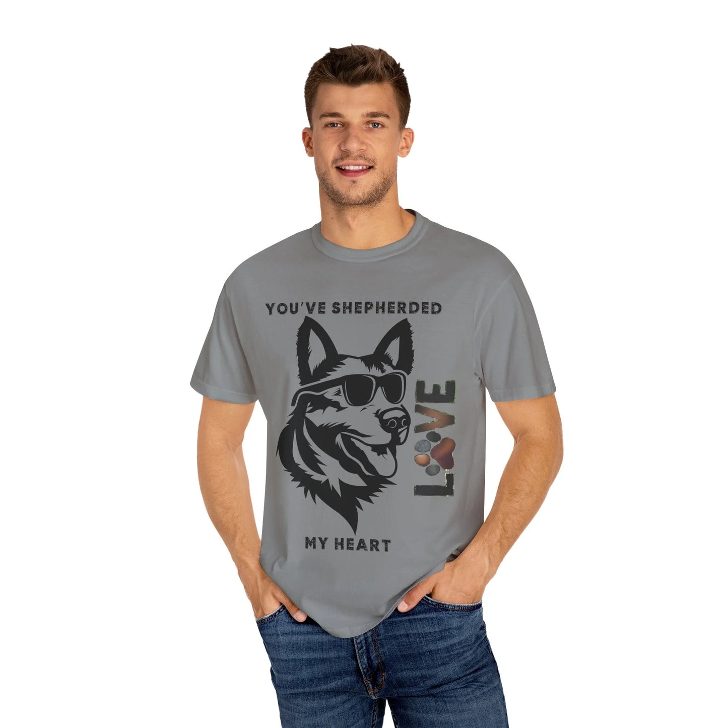 Cute Dog Lover T-shirt, Unisex Love T-shirt, Gift for Dog Owners, Custom Pet Shirt, Funny Dog Lovers Apparel