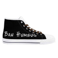 Mens Not Today Santa Canvas High Top Shoes with Rubber Outsole - Image 3