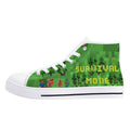 Survival Game Style Rubber High Top Canvas Shoes for Men and Women - Image 2