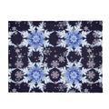 Snowflake Blanket – Midnight Blue Flannel, Cozy Breathable Warmth - Image 4