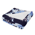Snowflake Blanket – Midnight Blue Flannel, Cozy Breathable Warmth - Image 5