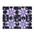 Snowflake Blanket – Midnight Blue & Purple Flannel, Cozy Warmth - Image 4