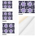 Snowflake Blanket – Midnight Blue & Purple Flannel, Cozy Warmth - Image 6