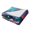 Gaming Blanket – Winged Cyber Knight Flannel - Image 5