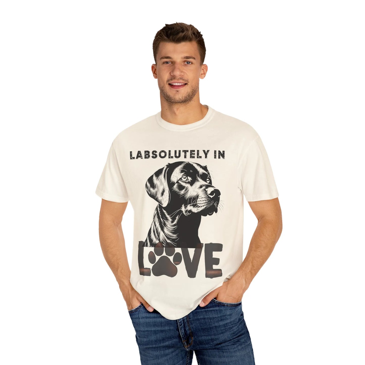 Dog Lover's Unisex T-Shirt - Absolutely in Love with Your Fur Friend, Pet Owner Gift, Animal Lover Apparel, Funny Dog Tee, Birthday Gift