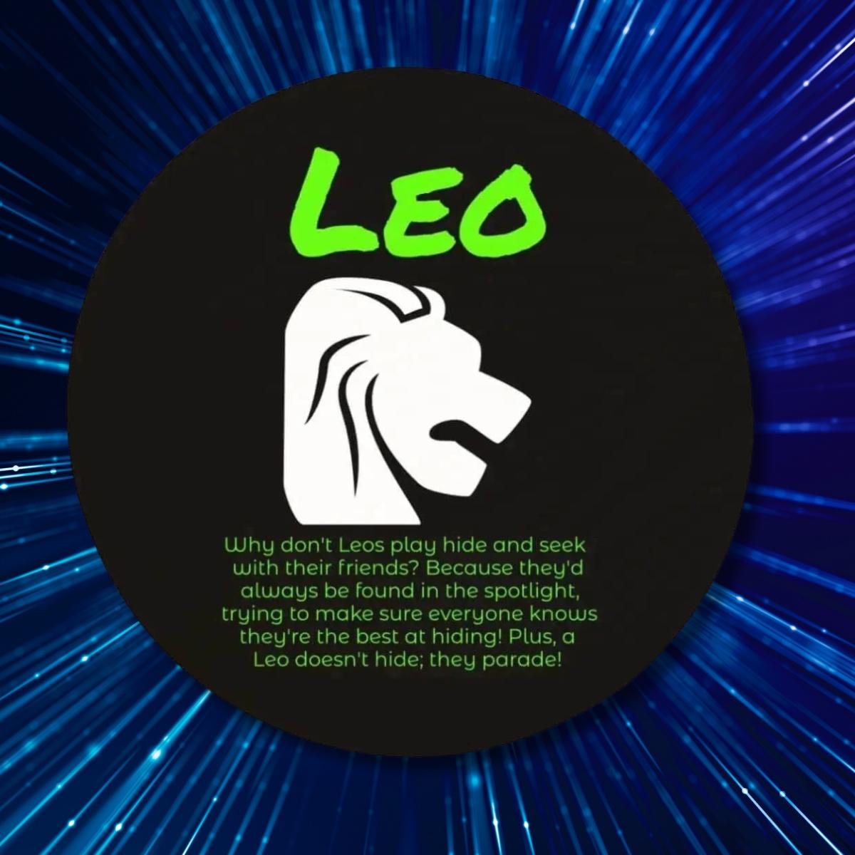 Leo Zodiac Wood Sign | Funny Astrology Home Decor Gift - Iron Phoenix GHG