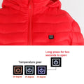 Heated USB Jacket for Outdoors | Red, Black - Image 5