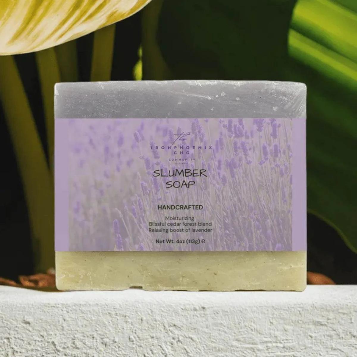 Handmade Slumber Soap Lavender and Fir Soap | Aromatherapy - Iron Phoenix GHG