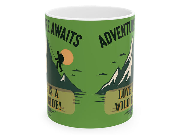 Adventure Awaits Ceramic Mug | Gift for Explorers