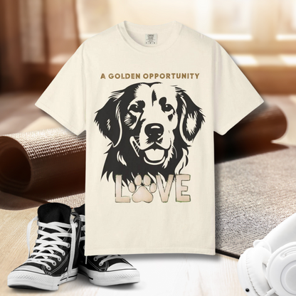 Golden Retriever T-shirt - Golden Opportunity Tee - Iron Phoenix GHG