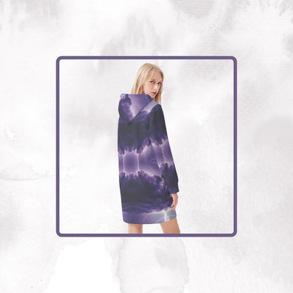 "Cosmic Sprite" Celestial Hoodie Dress | Iron Phoenix GHG - Iron Phoenix GHG