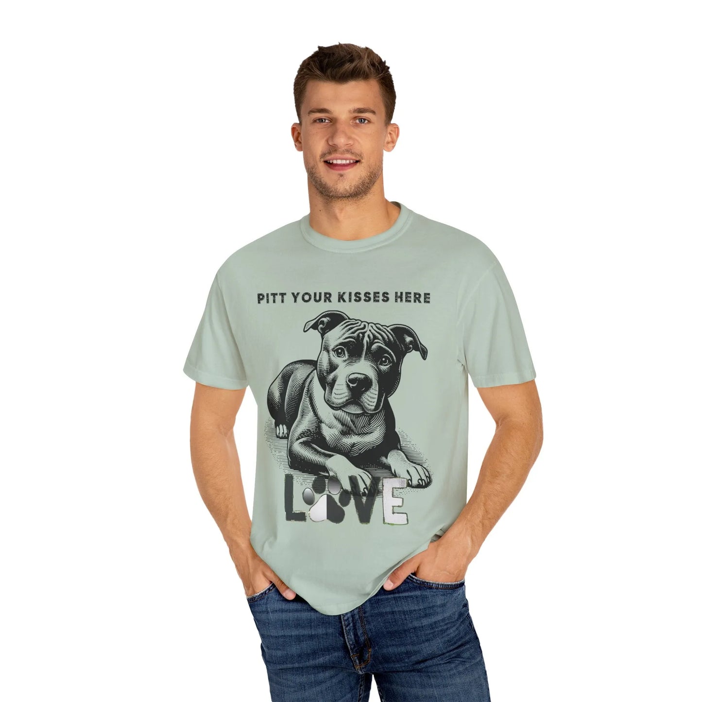 Pitt Your Kisses Here Unisex T-Shirt 2025