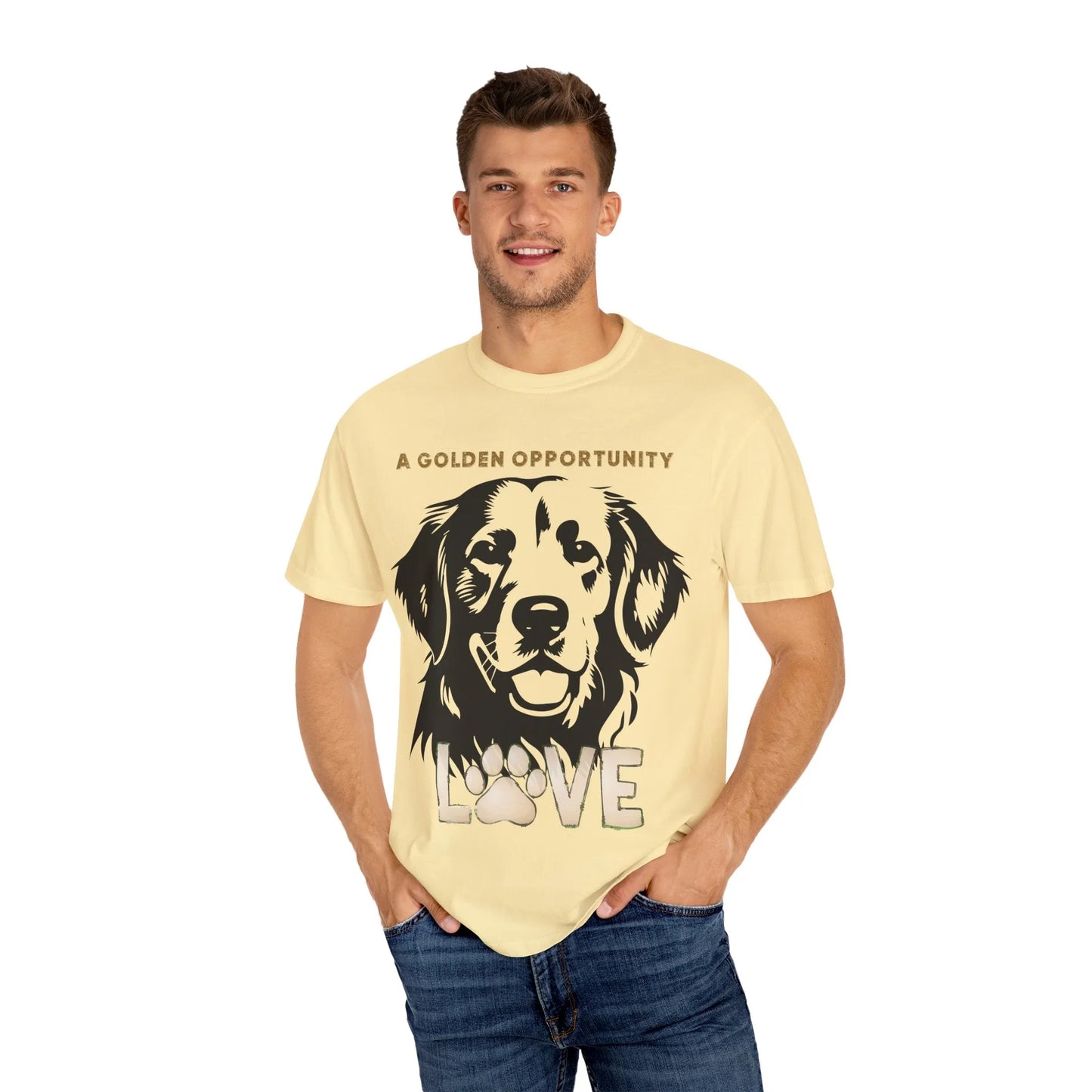 Golden Opportunity Dog T-Shirt 2025