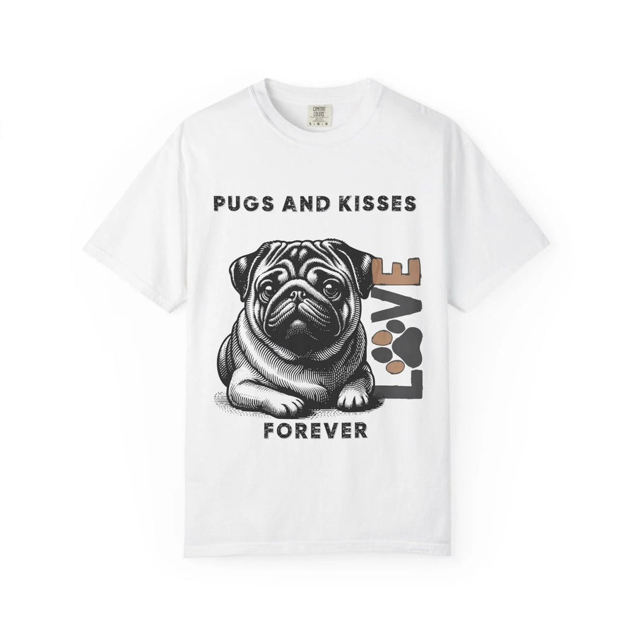 Cute Pug T-shirt - Cute Love Eco-Friendly Comfort Tee