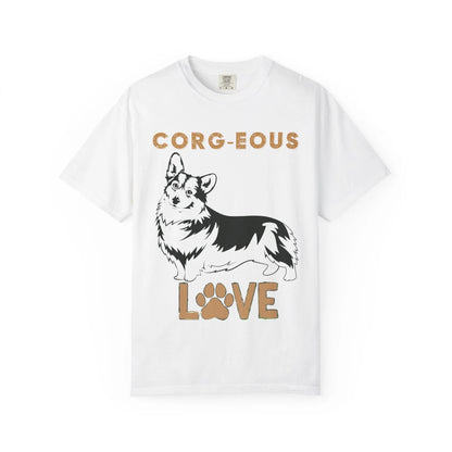Corg-Eous Love T-Shirt, Cute Dog Lover Gift, Pet Owner Apparel, Animal Lover Tee, Perfect for Birthdays, Everyday Wear