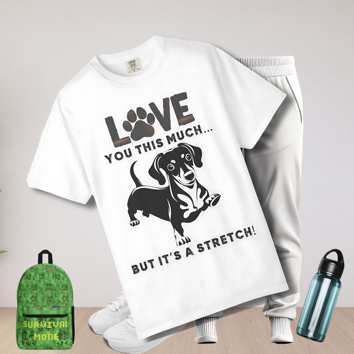 Hot Dog Dog T-shirt - Funny Dachshund Tee, Unique Gift for Dog Lovers - Iron Phoenix GHG