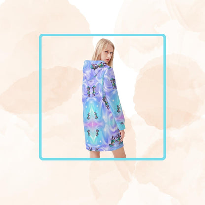 "Cosmic Sprite" Celestial Hoodie Dress | Iron Phoenix GHG - Iron Phoenix GHG