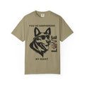 German Shepherd T-shirt - 'Shepherded My Heart' Comfort Tee - Image 3