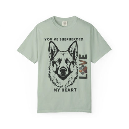 Shepherd Dog Love T-Shirt, Unisex Gift for Dog Lovers, Pet Adoption Support, Heartwarming Canine Apparel, Casual Everyday Wear