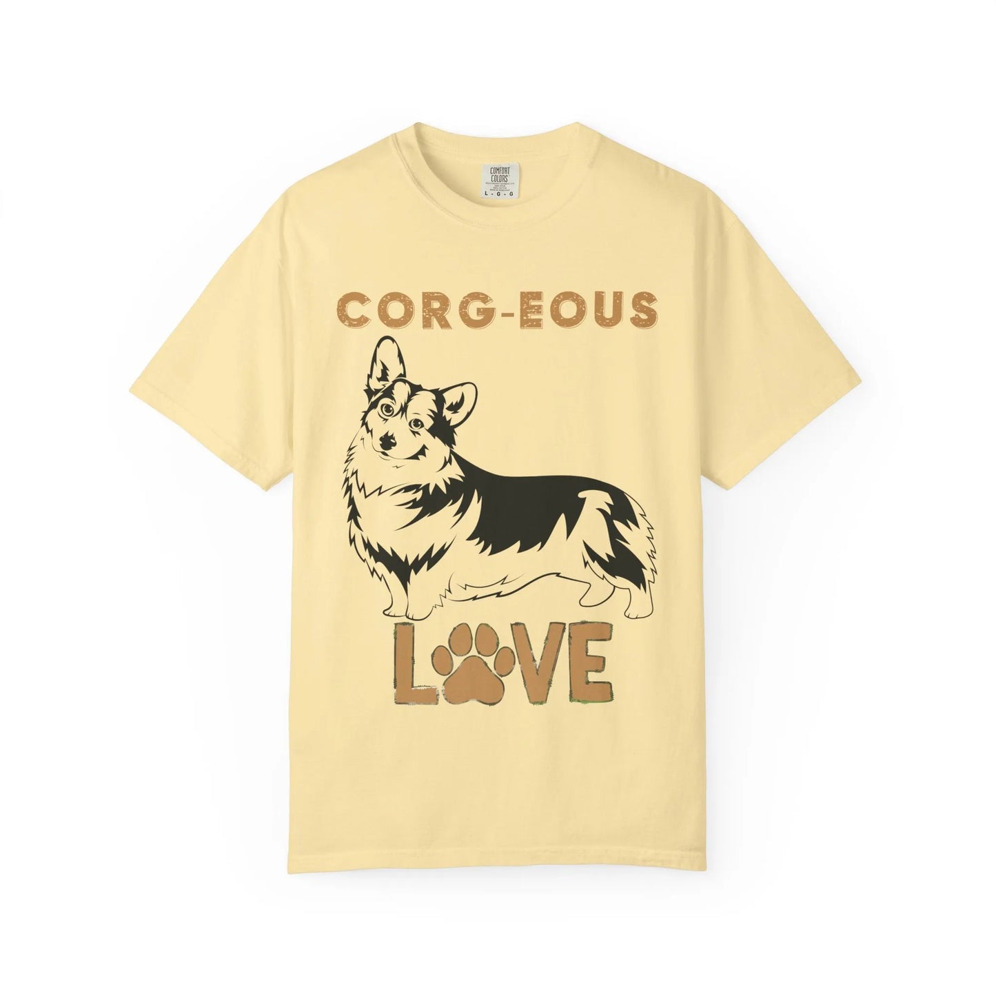 Corg-Eous Love T-Shirt, Cute Dog Lover Gift, Pet Owner Apparel, Animal Lover Tee, Perfect for Birthdays, Everyday Wear