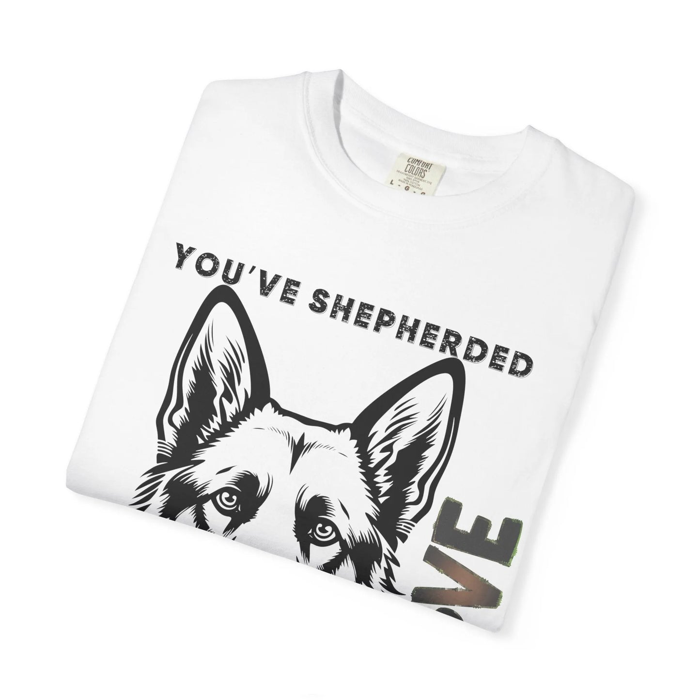 Shepherd Dog Love T-Shirt, Unisex Gift for Dog Lovers, Pet Adoption Support, Heartwarming Canine Apparel, Casual Everyday Wear