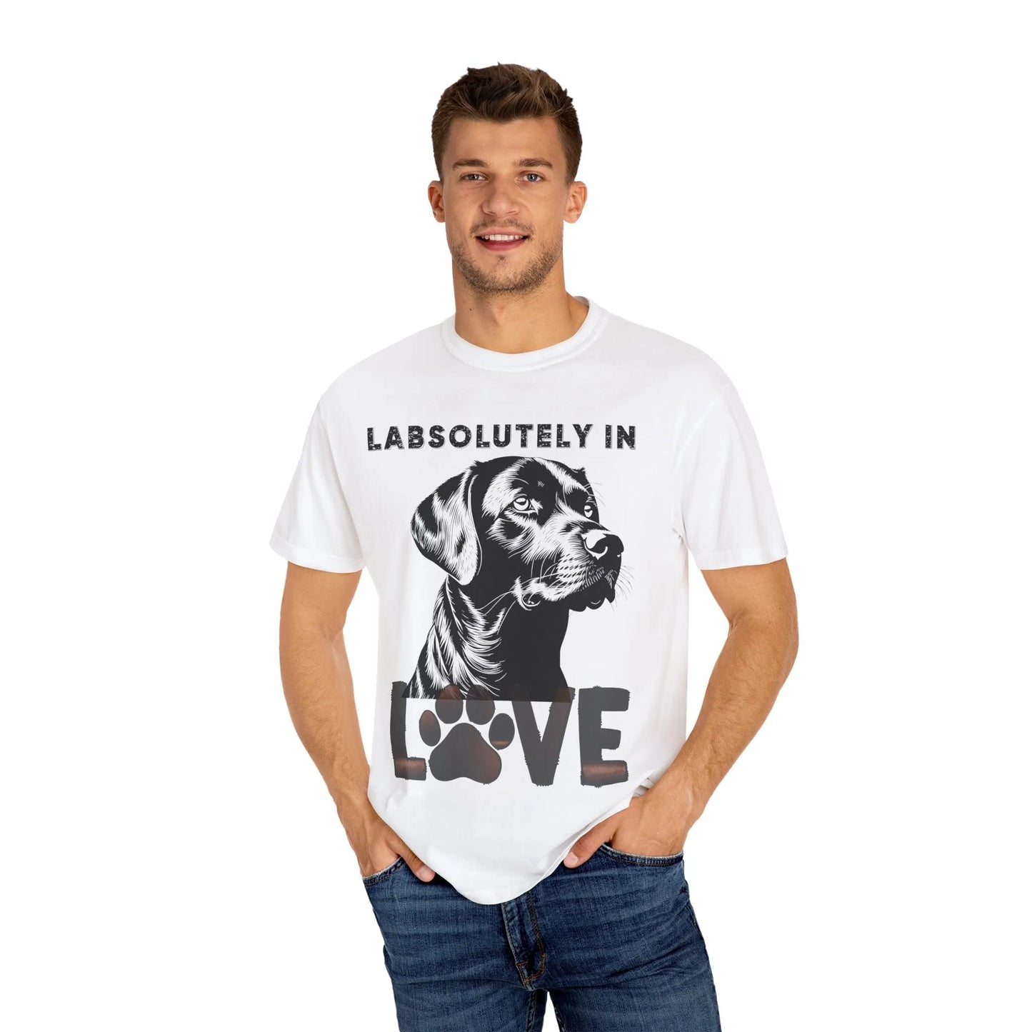 Dog Lover's Unisex T-Shirt - Absolutely in Love with Your Fur Friend, Pet Owner Gift, Animal Lover Apparel, Funny Dog Tee, Birthday Gift