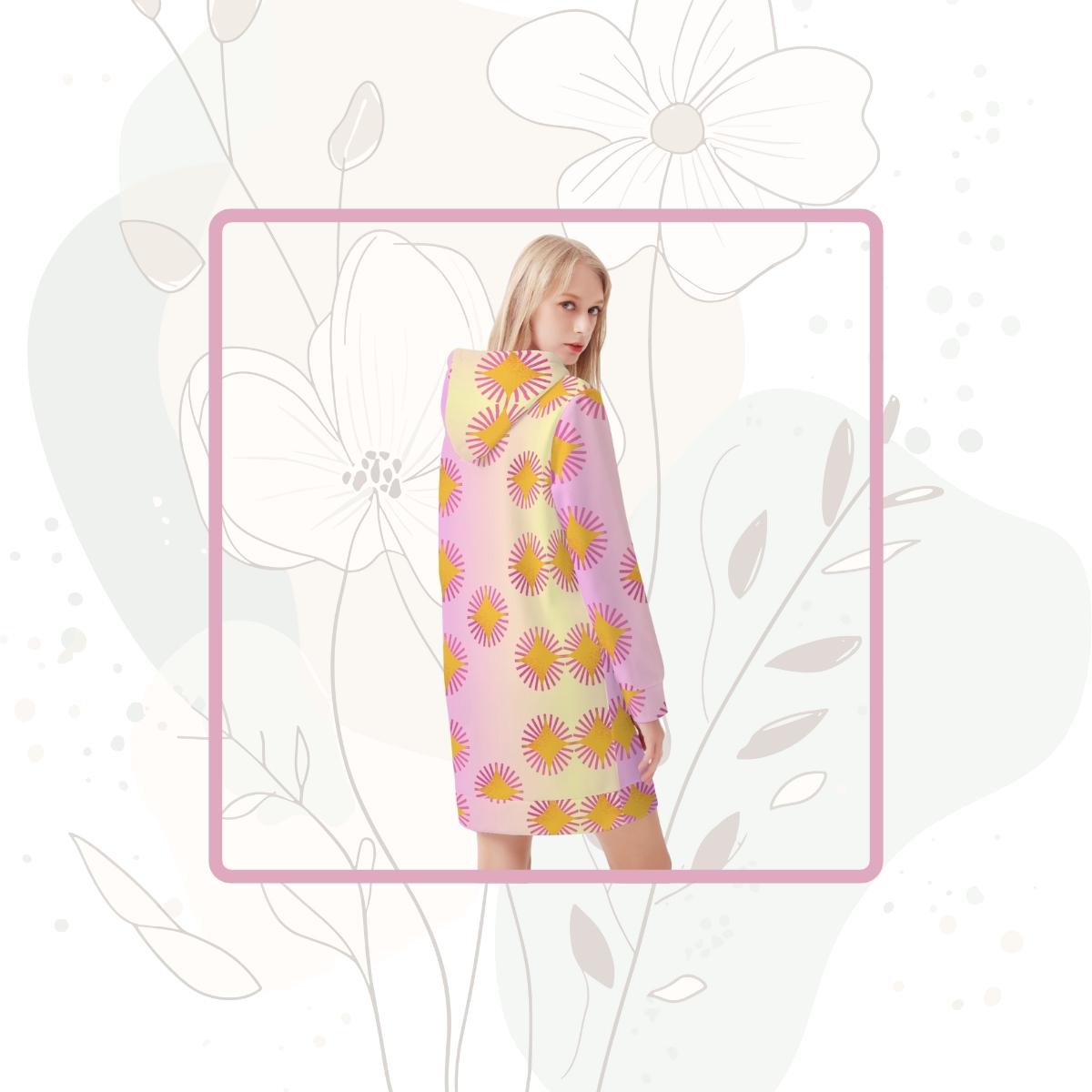 "Cosmic Sprite" Celestial Hoodie Dress | Iron Phoenix GHG - Iron Phoenix GHG