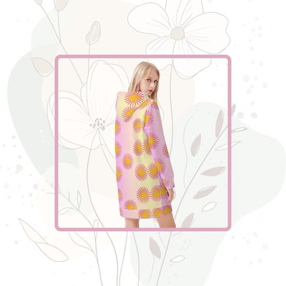 "Cosmic Sprite" Celestial Hoodie Dress | Iron Phoenix GHG - Iron Phoenix GHG