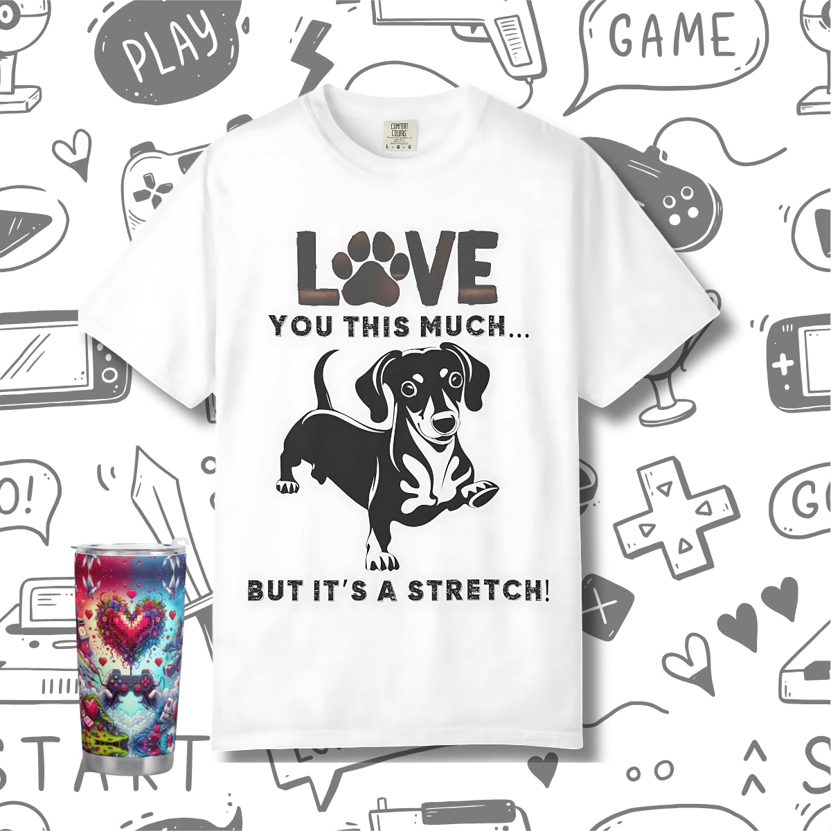 Hot Dog Dog T-shirt - Funny Dachshund Tee, Unique Gift for Dog Lovers - Iron Phoenix GHG