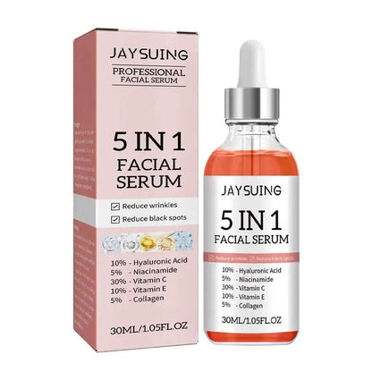 5-in-1 Face Serum with Vitamin C and Hyaluronic Acid - Iron Phoenix GHG
