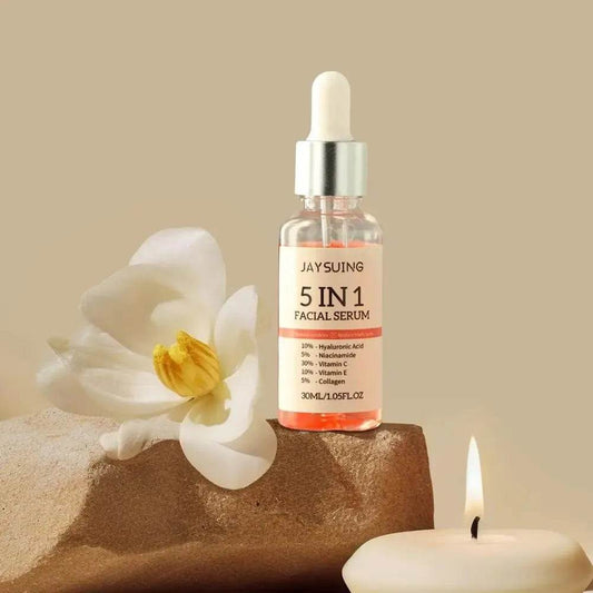 5-in-1 Face Serum with Vitamin C and Hyaluronic Acid - Iron Phoenix GHG