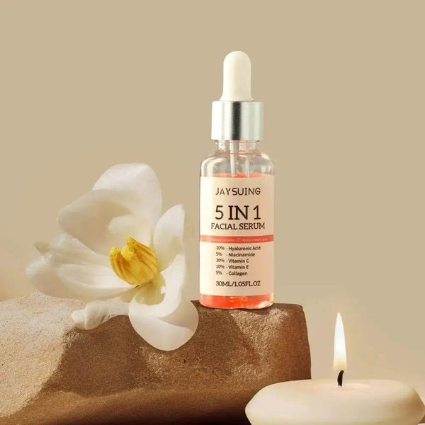 5-in-1 Face Serum with Vitamin C and Hyaluronic Acid - Iron Phoenix GHG