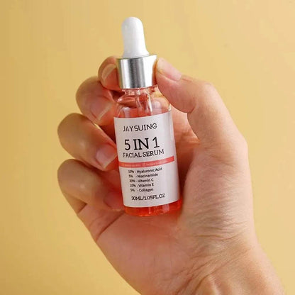 5-in-1 Face Serum with Vitamin C and Hyaluronic Acid - Iron Phoenix GHG