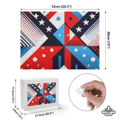 500-Piece Picture Puzzle Jigsaw - Fun Variety for Family Game Night - Iron Phoenix GHG