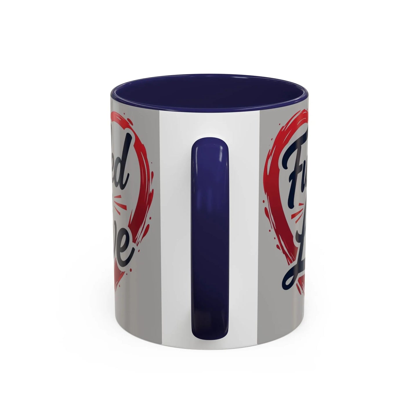 Fueled by Love Coffee Mug - Perfect for Gifts, Romantic Mug, Wedding Gift, Anniversary, Coffee Lovers, Heart Design