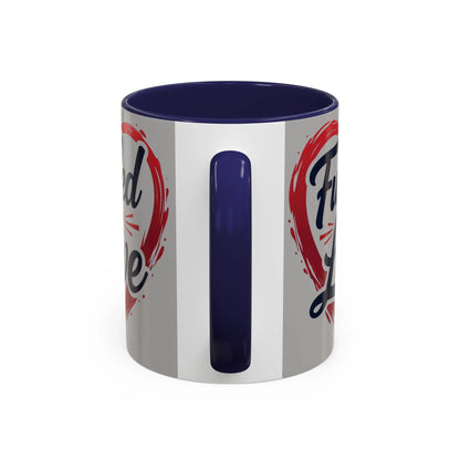 Fueled by Love Coffee Mug - Perfect for Gifts, Romantic Mug, Wedding Gift, Anniversary, Coffee Lovers, Heart Design