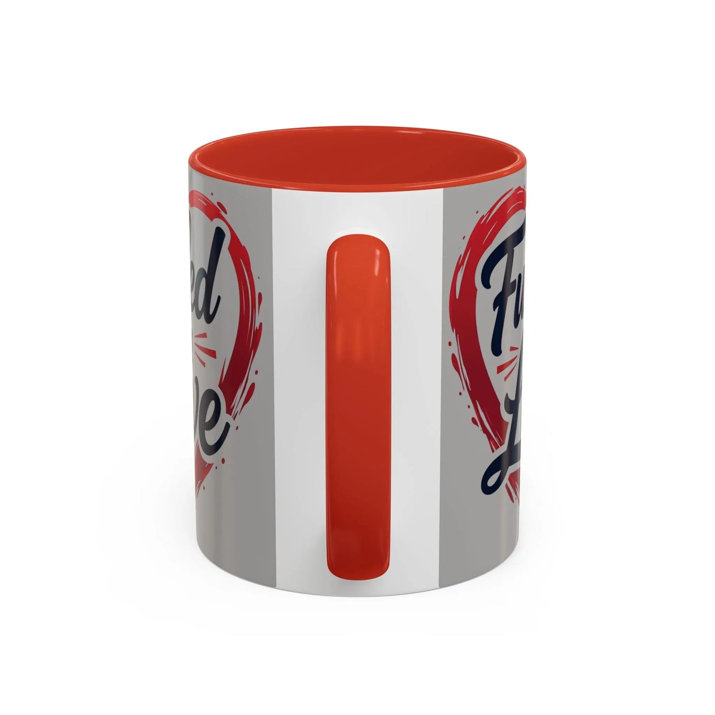 Fueled by Love Coffee Mug - Perfect for Gifts, Romantic Mug, Wedding Gift, Anniversary, Coffee Lovers, Heart Design
