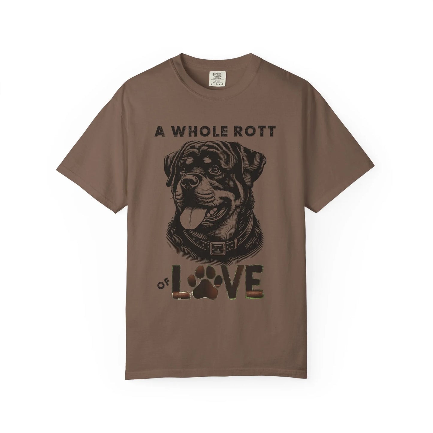 Rottweiler Love T-Shirt, Unisex Pet Lover Tee, Cute Dog Lover Gift, Dog Mom Shirt, Animal Adoption Awareness Clothing