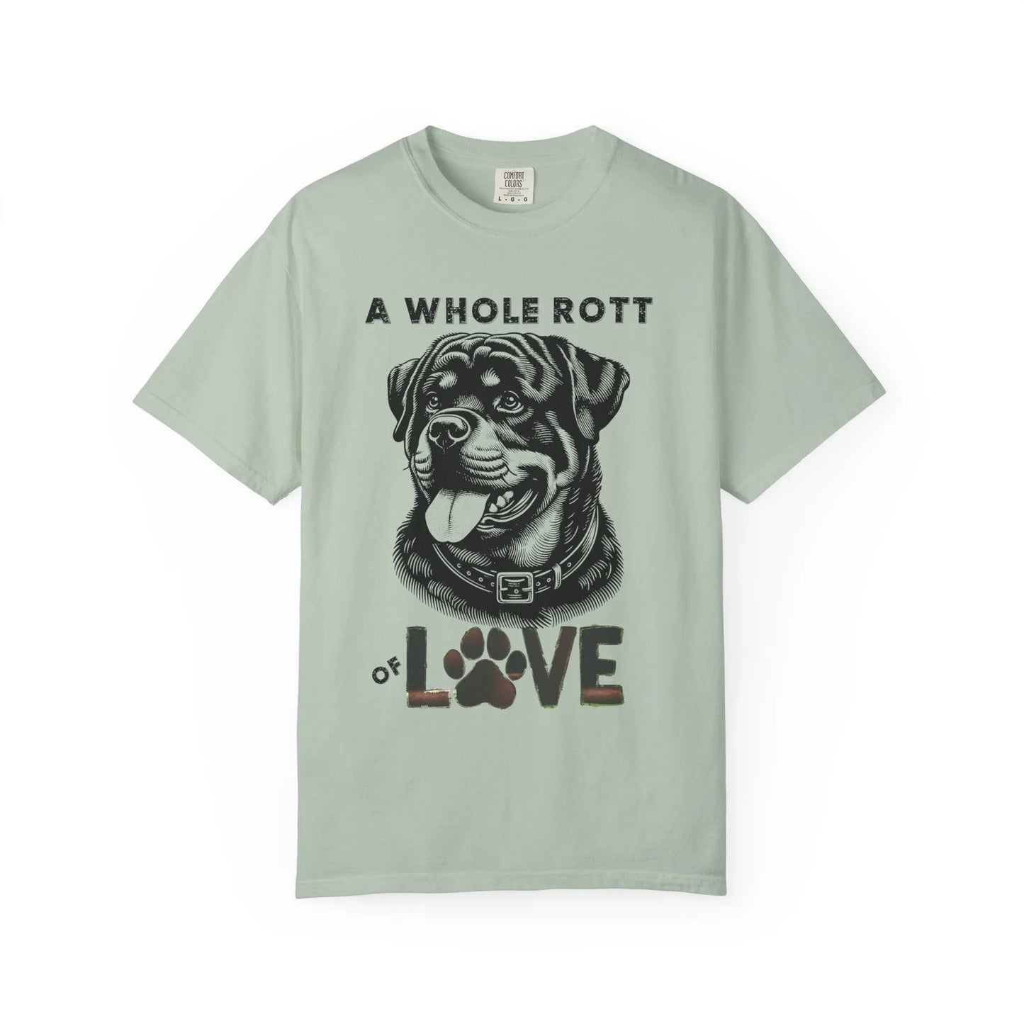 Rottweiler Love T-Shirt, Unisex Pet Lover Tee, Cute Dog Lover Gift, Dog Mom Shirt, Animal Adoption Awareness Clothing