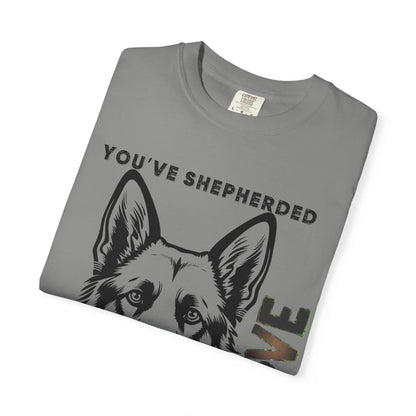 Shepherd Dog Love T-Shirt, Unisex Gift for Dog Lovers, Pet Adoption Support, Heartwarming Canine Apparel, Casual Everyday Wear