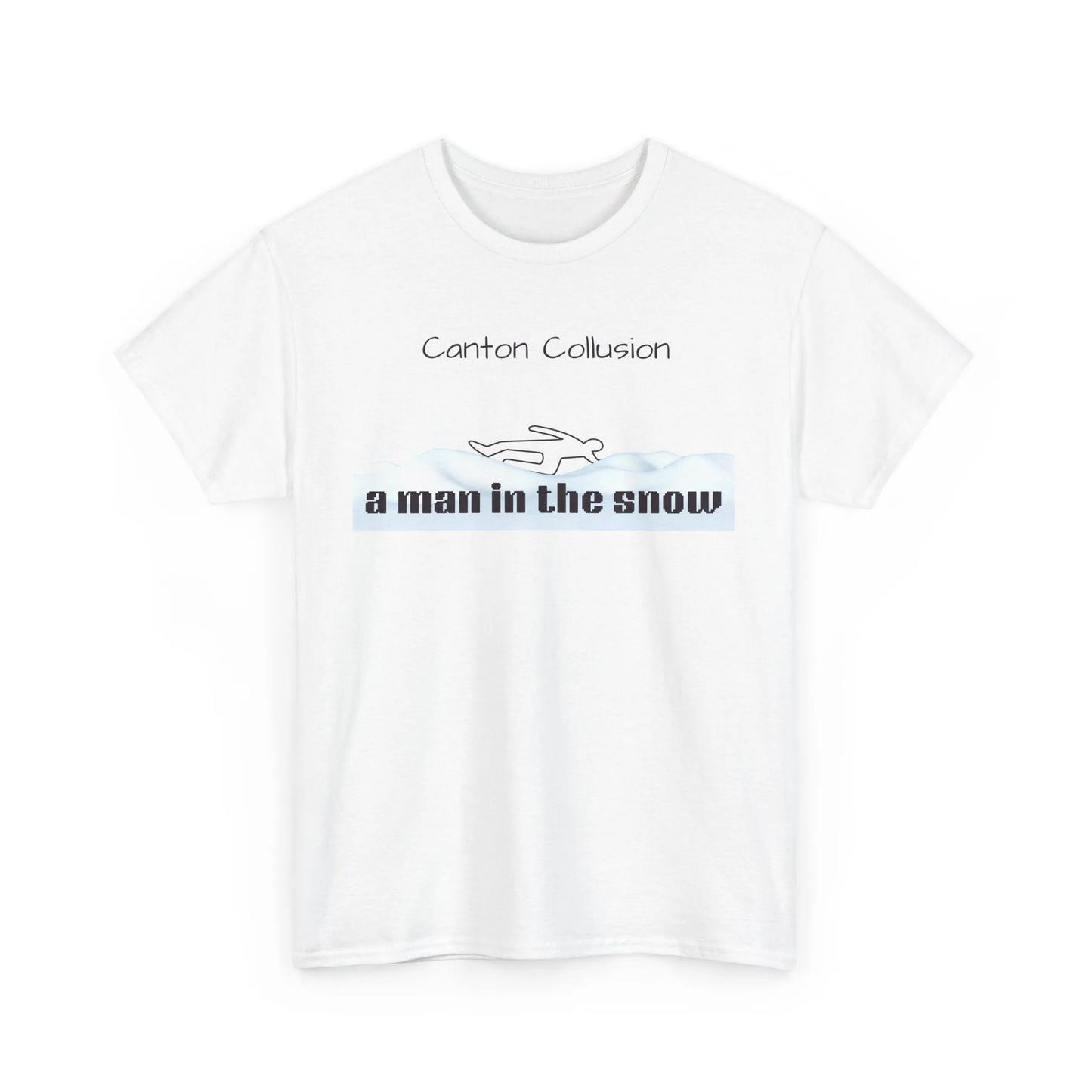 Man in the Snow true crime fans T-Shirt 2025