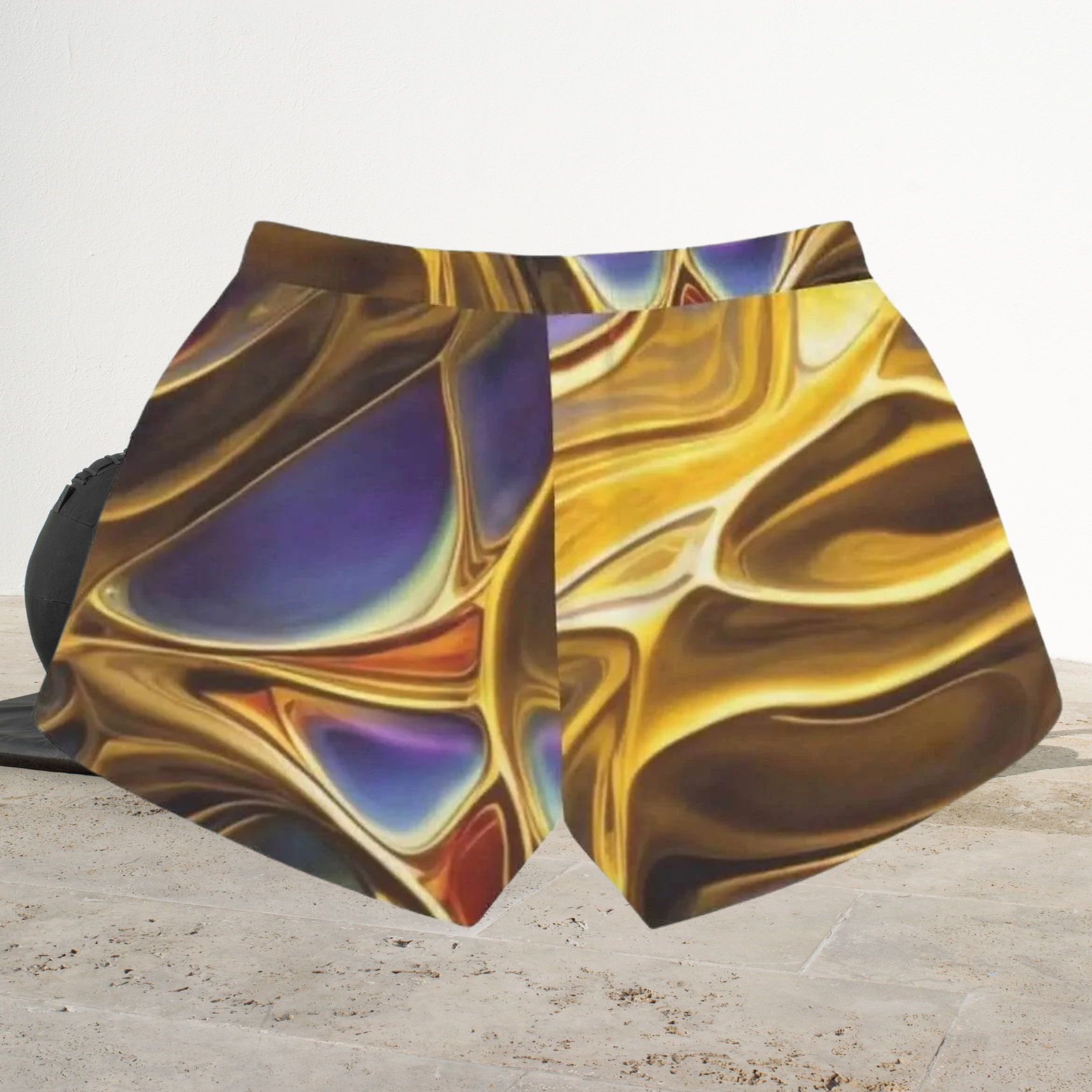 "Molten Gold" Athletic Shorts | Stylish Summer Comfort - Iron Phoenix GHG