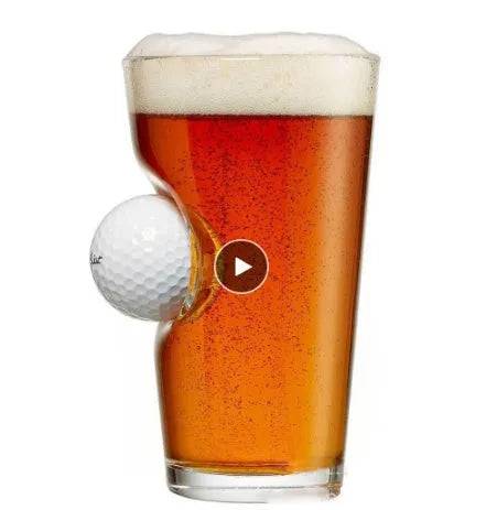 Stuck In Glass Beer Mug Golf - Iron Phoenix GHG