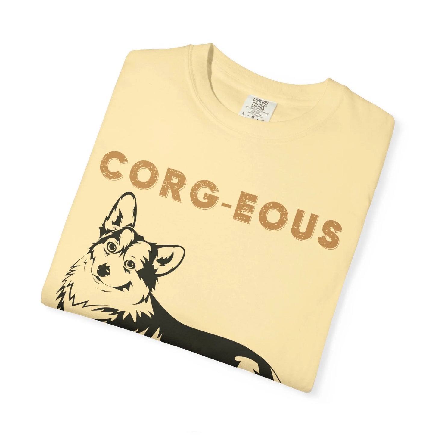Corg-Eous Love T-Shirt, Cute Dog Lover Gift, Pet Owner Apparel, Animal Lover Tee, Perfect for Birthdays, Everyday Wear