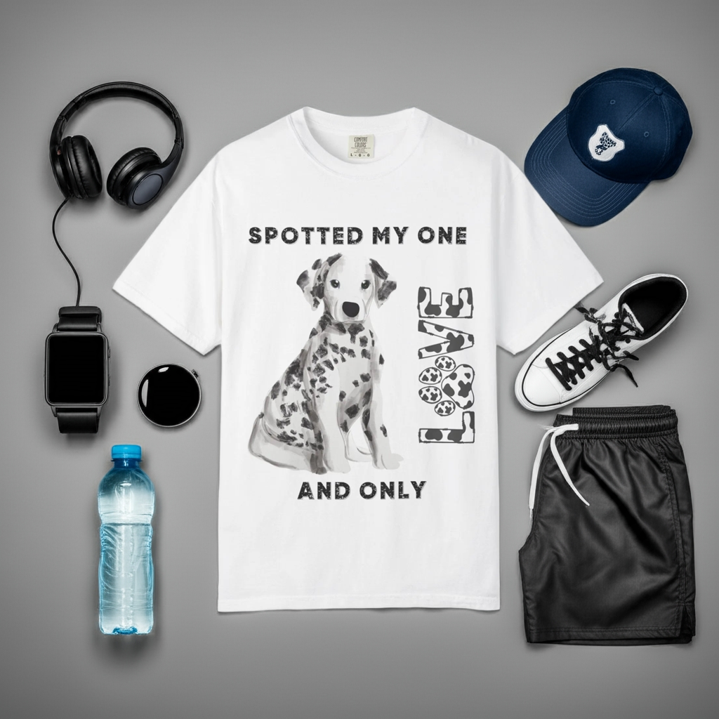Dalmatian T-shirt - Iconic Eco-Friendly Comfort Tee - Iron Phoenix GHG