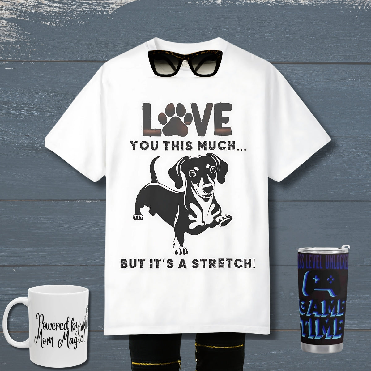 Hot Dog Dog T-shirt - Funny Dachshund Tee, Unique Gift for Dog Lovers - Iron Phoenix GHG