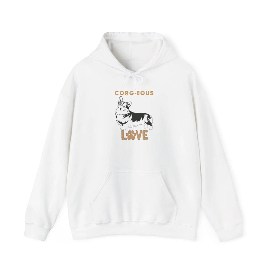 Corgi Love Hoodie, Cozy Sweatshirt, Dog Lover Gift, Pet Appreciation, Cute Animal Apparel, Perfect for Birthdays & Celebrations