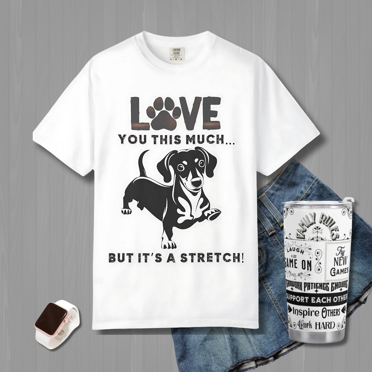 Hot Dog Dog T-shirt - Funny Dachshund Tee, Unique Gift for Dog Lovers - Iron Phoenix GHG
