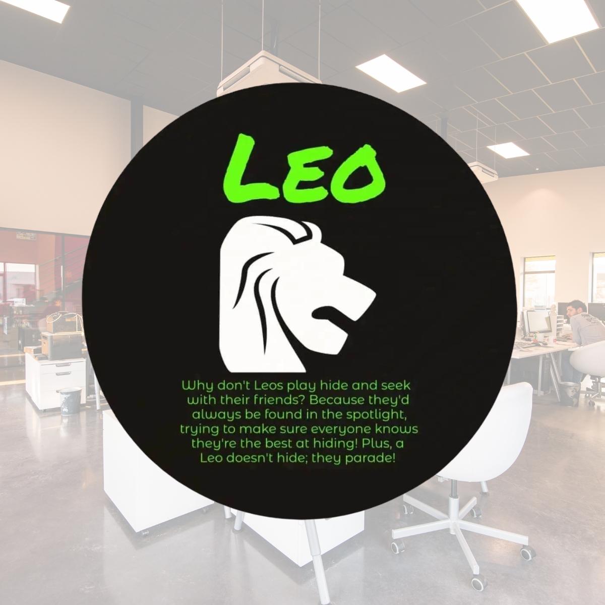 Leo Zodiac Wood Sign | Funny Astrology Home Decor Gift - Iron Phoenix GHG