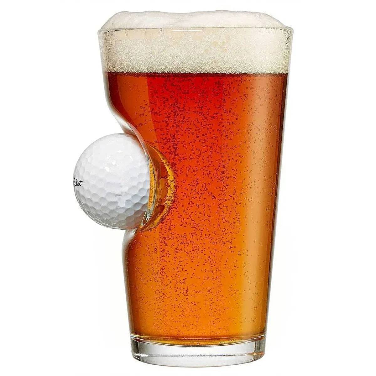 Stuck In Glass Beer Mug Golf - Iron Phoenix GHG